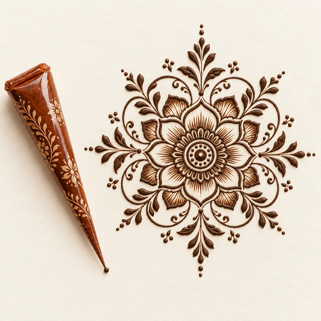 Mehendi pattern icon